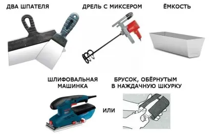 Полімерна шпаклівка для внутрішніх робіт, яка краще штукатурка, гіпсова шпаклівка, сітка