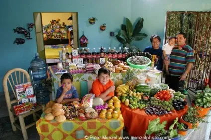Купівля продуктів на тиждень або що їдять в різних країнах, умкра (країнах) Купівля продуктів на тиждень або що їдять в різних країнах, умкра