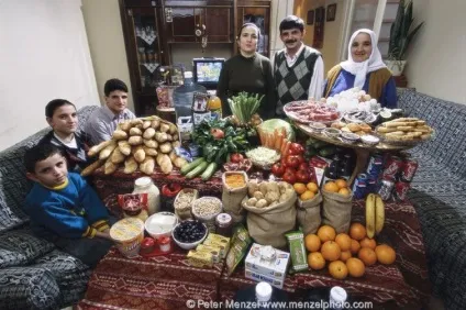 Купівля продуктів на тиждень або що їдять в різних країнах, умкра (продуктів) Купівля продуктів на тиждень або що їдять в різних країнах, умкра