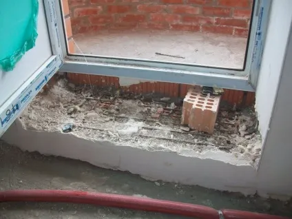 Поріг на балконні двері (балкон своїми руками) Поріг на балконні двері