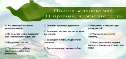 Підвищує або знижує тиск зелений чай (зелений знижує рівень) Підвищує або знижує тиск зелений чай