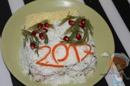 Святковий новорічний салат без курки 1 січня