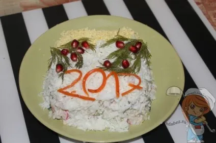 Святковий новорічний салат без курки 1 січня