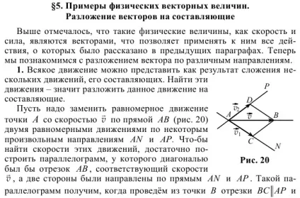 Приклади фізичних векторних величин