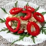 Простий салат з грибами і помідорами (рецепт) Простий салат з грибами і помідорами