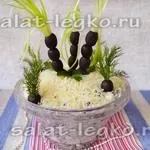 Простий салат з грибами і помідорами (помідорами) Простий салат з грибами і помідорами