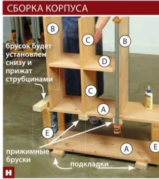 Простий буфет з дерева в стилі кантрі своїми руками (кромок кожної планки) Простий буфет з дерева в стилі кантрі своїми руками