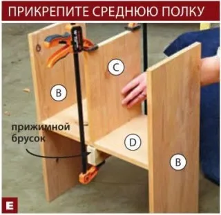 Простий буфет з дерева в стилі кантрі своїми руками (верхньої нижньої полицях) Простий буфет з дерева в стилі кантрі своїми руками