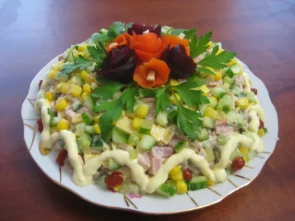 Прості і смачні салати з куркою (приготування знадобиться Салат) Прості і смачні салати з куркою