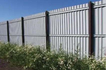 Прожіліни для забору з дерева, фасадного профілю, профнастилу