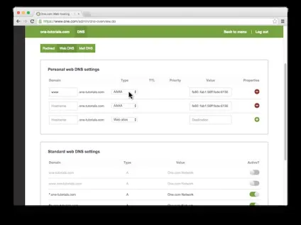 Робота з настройками dns