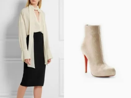 Бежеві ботильйони (63 фото) з чим носити зимові моделі на підборах (ботильйони) Бежеві ботильйони (63 фото) з чим носити зимові моделі на підборах
