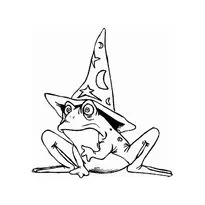 розфарбування жаба