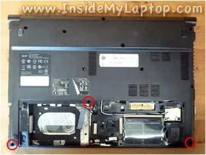 Розбирання і заміна вентилятора на ноутбуці acer aspire 4830t (вентилятора) Розбирання і заміна вентилятора на ноутбуці acer aspire 4830t