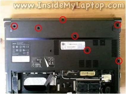 Розбирання і заміна вентилятора на ноутбуці acer aspire 4830t (acer) Розбирання і заміна вентилятора на ноутбуці acer aspire 4830t