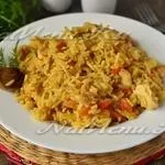 Рецепт плову з куркою в мультиварці (куркою мультиварці Плов) Рецепт плову з куркою в мультиварці