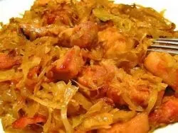 Рецепт тушкованої капусти з м'ясом (м'ясом) Рецепт тушкованої капусти з м'ясом