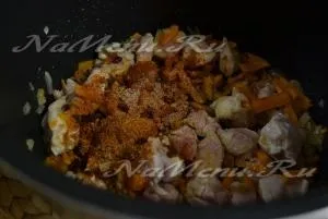 Рецепт плову з куркою в мультиварці (курка) Рецепт плову з куркою в мультиварці