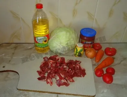 Рецепт дуже смачної тушкованої капусти з м'ясом (як смачно згасити капусту) Рецепт дуже смачної тушкованої капусти з м'ясом