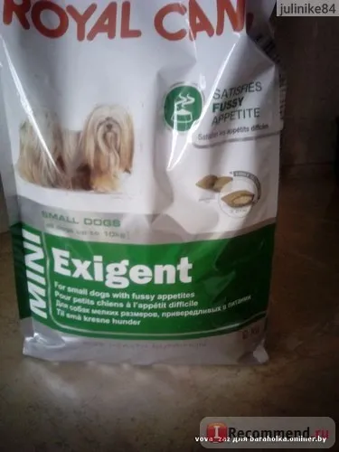 Royal canin mini exigent - «дорогувато