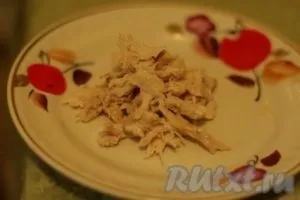 Салат з кунжутом і куркою - готуємо покроково з фото