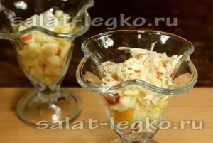 Салат «Вальдорф» з куркою рецепт (курка) Салат «Вальдорф» з куркою рецепт