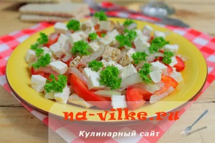 Салат з куркою і фетою (салат) Салат з куркою і фетою