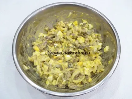 Салат зі свинячого серця