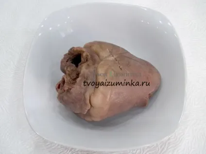 Салат зі свинячого серця