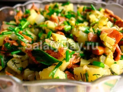 Салат зі смаженими грибами - відмінно поєднується з усіма продуктами рецепт з фото і відео (відмінно) Салат зі смаженими грибами - відмінно поєднується з усіма продуктами рецепт з фото і відео