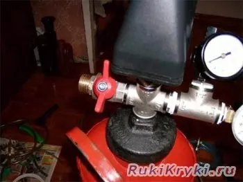 Саморобний компресор з вогнегасника