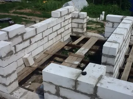 Сарай з піноблоків на дачі як побудувати своїми руками (дачі) Сарай з піноблоків на дачі як побудувати своїми руками