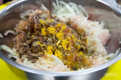 Шашлик з грудки курки - покроковий рецепт з фото на (рецепти з фото) Шашлик з грудки курки - покроковий рецепт з фото на