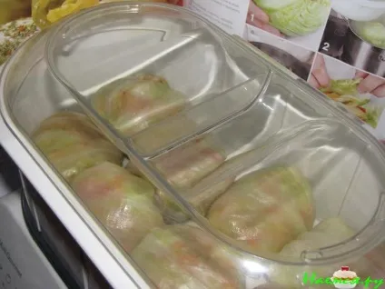 Кульки з капустяного листя