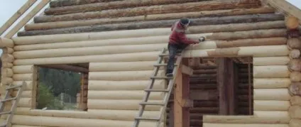 Шліфування зрубу - специфіка і особливості (своїми руками найчастіше) Шліфування зрубу - специфіка і особливості