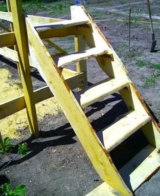 Сходи для басейну своїми руками як зробити конструкцію для надувного і каркасного басейну,