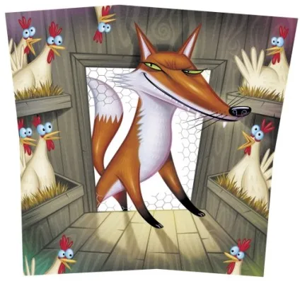 Лисиця і курка