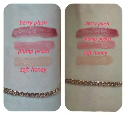 Блиск для губ з ефектом об'єму avon plump pout в відтінках soft honey, plump peach і berry plush (мережева косметика) Блиск для губ з ефектом об'єму avon plump pout в відтінках soft honey, plump peach і berry plush