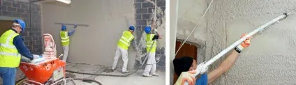 Штукатурка стін машинним способом відгуки, опис технології, ціни (машинним) Штукатурка стін машинним способом відгуки, опис технології, ціни