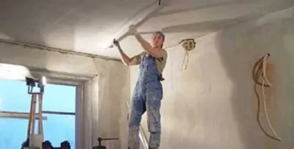 Штукатурка стелі Ротбанда