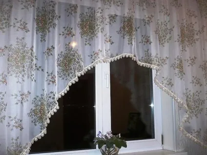 Штори-арка для кухні (36 фото) як зробити своїми руками, відео-інструкція по викрійці, фото, ціна (зробити) Штори-арка для кухні (36 фото) як зробити своїми руками, відео-інструкція по викрійці, фото, ціна