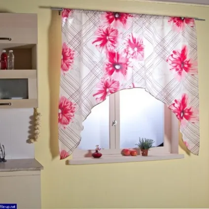 Штори-арка для кухні (36 фото) як зробити своїми руками, відео-інструкція по викрійці, фото, ціна (кухні) Штори-арка для кухні (36 фото) як зробити своїми руками, відео-інструкція по викрійці, фото, ціна