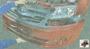 Зняття, установка, заміна переднього бампера лада гранта ваз 2190 (переднього) Зняття, установка, заміна переднього бампера лада гранта ваз 2190