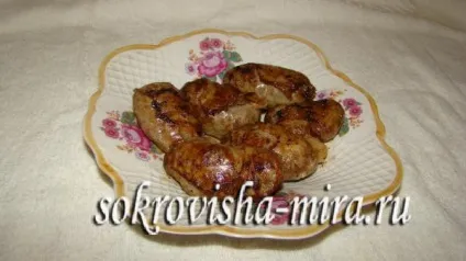 Соковиті і ароматні сальники з печінки (страви з печінки) Соковиті і ароматні сальники з печінки
