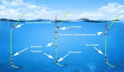 Снасті для лову ляща і їх правильне застосування (близько одного метра) Снасті для лову ляща і їх правильне застосування