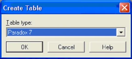 Створення таблиці бази даних утилітою database desktop, bestprog (таблиці) Створення таблиці бази даних утилітою database desktop, bestprog