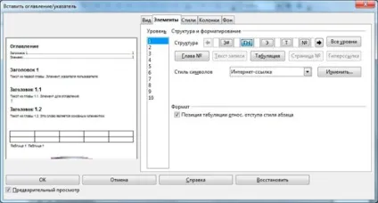 Створення змісту за допомогою текстового редактора openoffice (openoffice) Створення змісту за допомогою текстового редактора openoffice