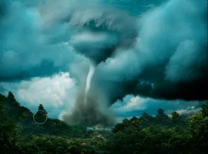 Створюємо Фотоманипуляции з торнадо в фотошоп (Фотоманипуляции) Створюємо Фотоманипуляции з торнадо в фотошоп