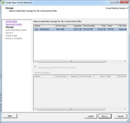 Створення віртуальної машини на vmware esxi за допомогою vsphere client