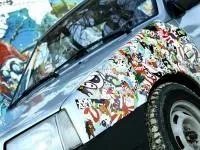 Sticker bombing - стікер бомбинг - розфарбуй свій автомобіль (bombing) Sticker bombing - стікер бомбинг - розфарбуй свій автомобіль